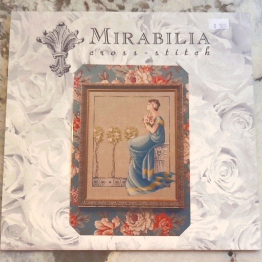 Mirabillia Damask Roses Cross Stitch Pattern